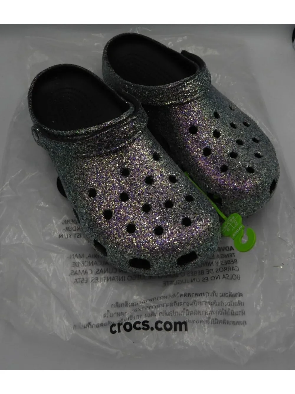 Crocs Classic Glitter Clog Limited Edition 205942-0C4 - Men’s 11